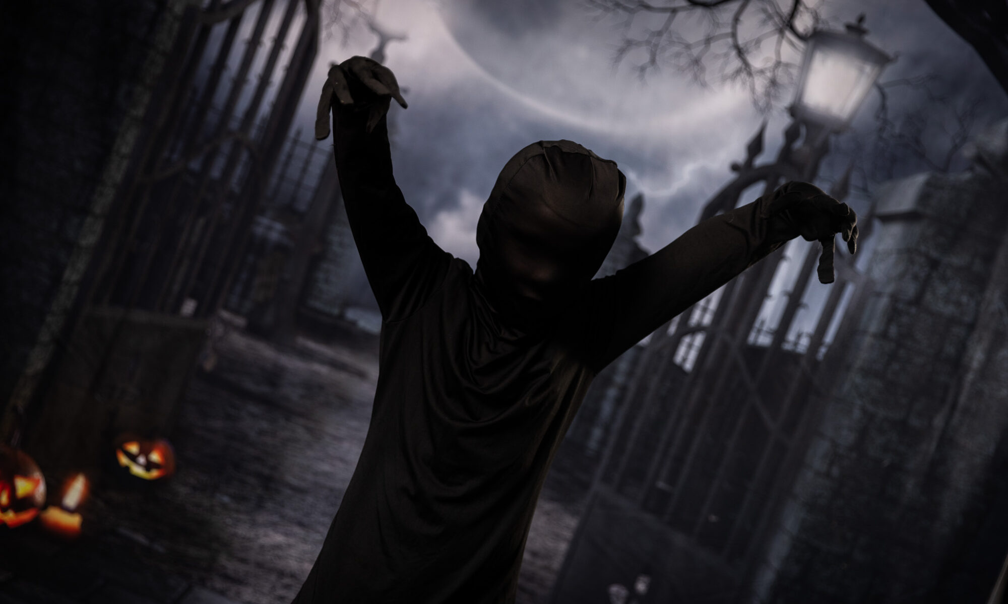 A picture of a scary silhouette.
