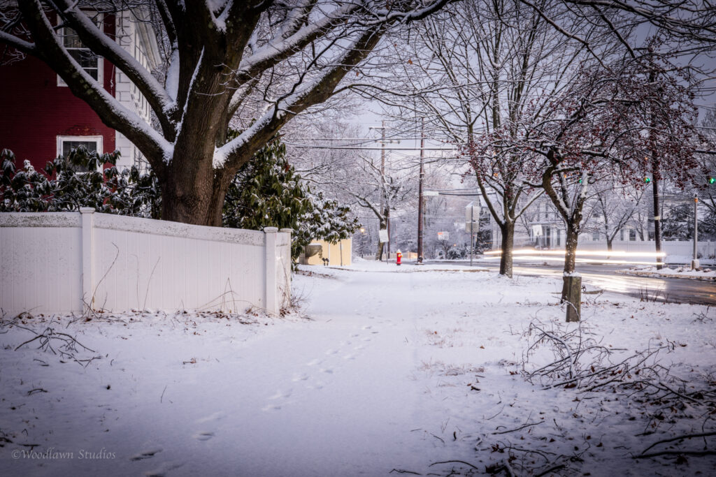 A photo down Boston Road.