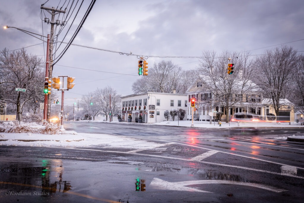The intersection of Boston and Concord Road.