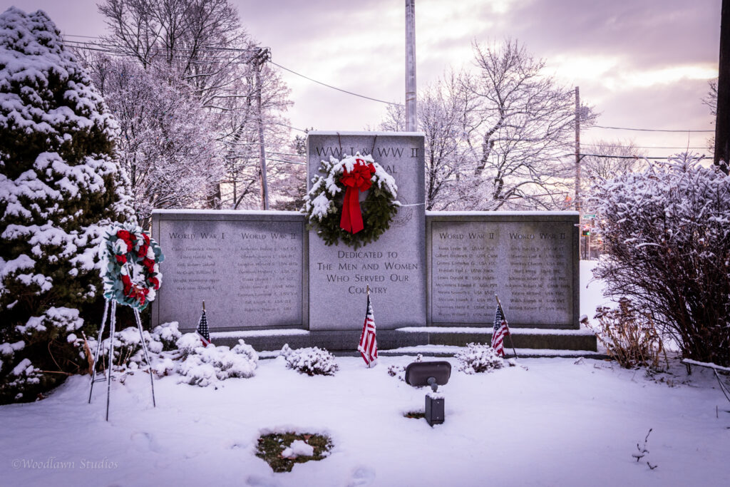 The Billerica WWI and WWII memorial.